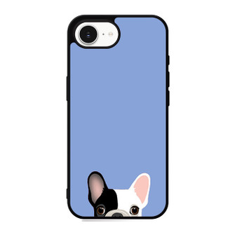Cute French Bulldog Light Blue iPhone 17e Case