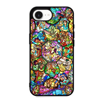 disney characters stained glass iPhone 17e Case