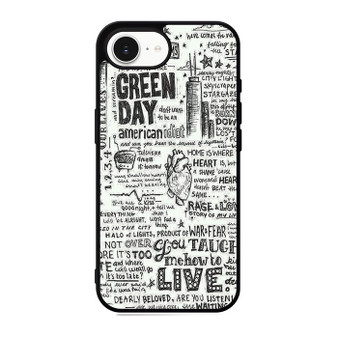 Green Day Lyrics iPhone 17e Case