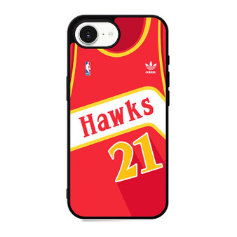 hawks basketball jersey iPhone 17e Case