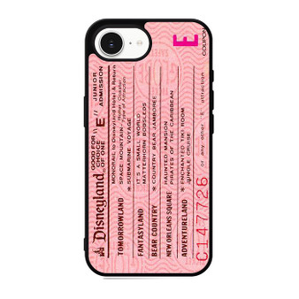 pink disneyland ticket iPhone 17e Case
