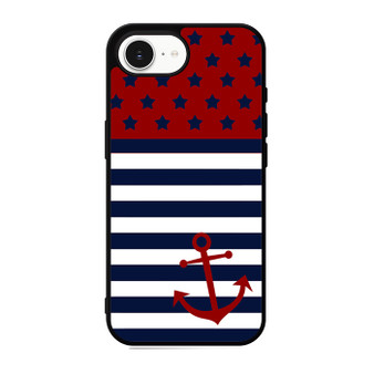 reverse american flag anchor iPhone 17e Case