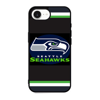 Seattle seahawks logo green strip iPhone 17e Case