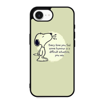 Snoopy Quotes iPhone 17e Case