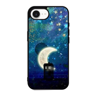 Tardis doctor who in Night iPhone 17e Case