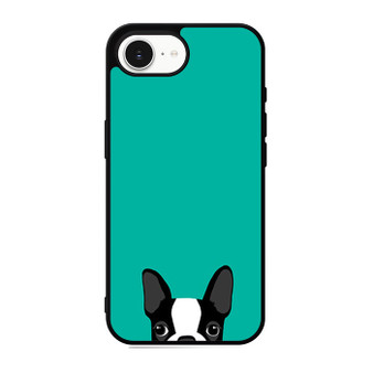 Watching Boston Terrier 1 iPhone 17e Case