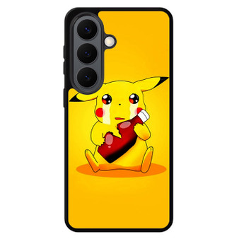 Cute pikachu crying Samsung Galaxy S26 Series Case
