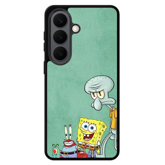 Spongebob Mr Krab Squidward and Plankton Samsung Galaxy S26 Series Case