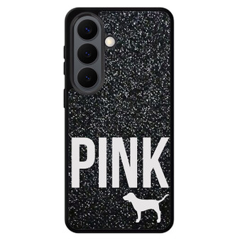 Black Glitter Victoria's Secret Samsung Galaxy S26 Series Case