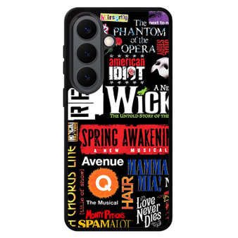 brodway musical collage Samsung Galaxy S26 Series Case