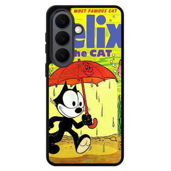 Felix the Cat in Umbrella Samsung Galaxy S26 Series Case
