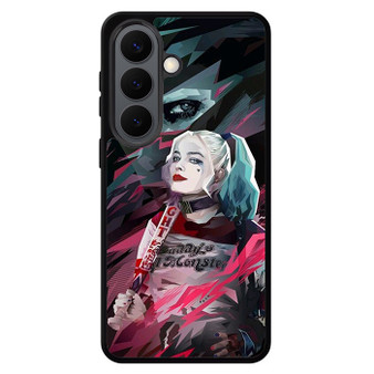 Harley Quenn and Joker in Abstruct Art Samsung Galaxy S26 Series Case