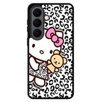 hello kitty leopard background Samsung Galaxy S26 Series Case