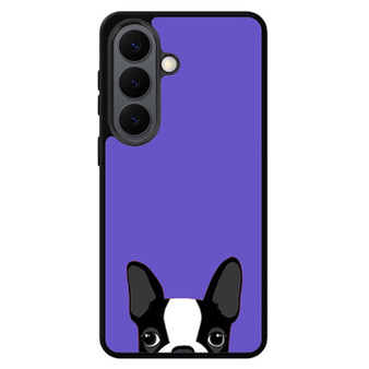 Purple Boston Terrier Samsung Galaxy S26 Series Case