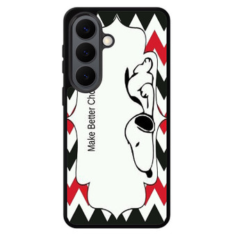 Snoopy Make Better Choice Samsung Galaxy S26 Series Case