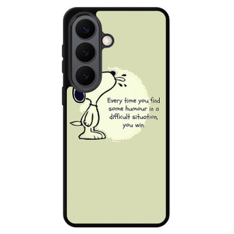 Snoopy Quotes Samsung Galaxy S26 Series Case