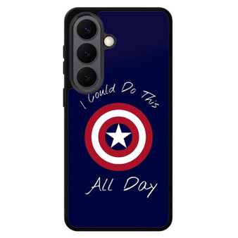 Steve Rogers Captain America Quote Samsung Galaxy S26 Series Case
