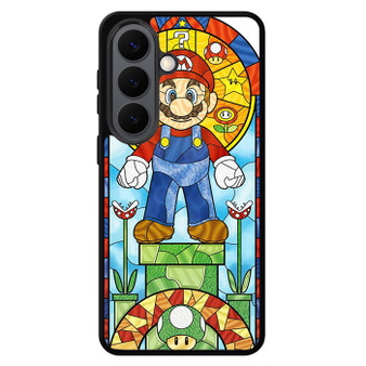 Super Mario Glass Art Samsung Galaxy S26 Series Case