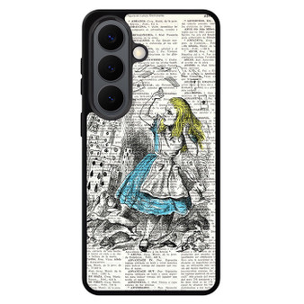 vintage book alice Samsung Galaxy S26 Series Case