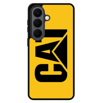 yellow caterpillar logo Samsung Galaxy S26 Series Case