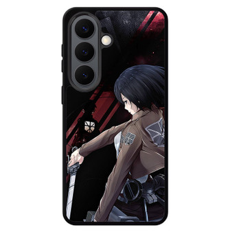 Attack On Titan Mikasa Quotes 2 Samsung Galaxy S26 Series Case