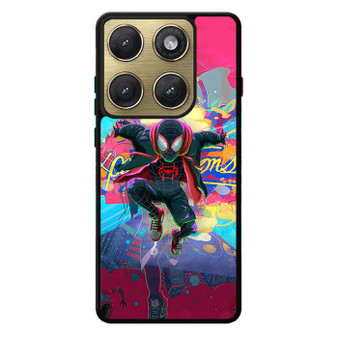 Spiderman Across the Spider Verse Miles Morales in Gravity Motorola Edge 2026 Case