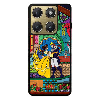belle and beast prince stained glass Motorola Edge 2026 Case
