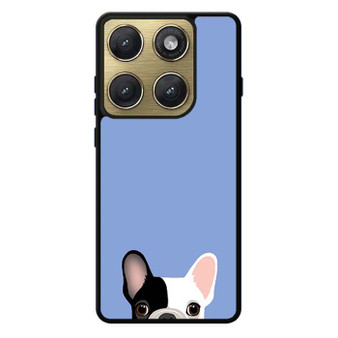 Cute French Bulldog Light Blue Motorola Edge 2026 Case
