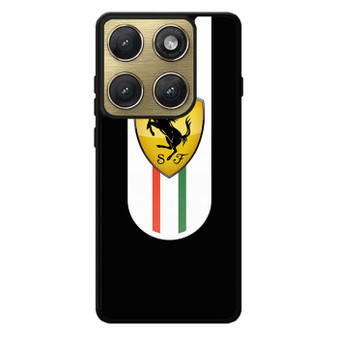 Ferrari Black Logo Motorola Edge 2026 Case