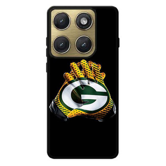 Green Bay Packer On Gloves Motorola Edge 2026 Case