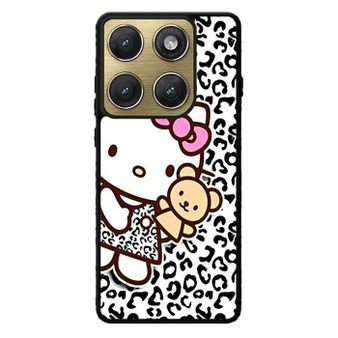 hello kitty leopard background Motorola Edge 2026 Case
