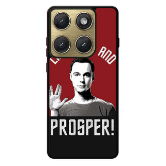 Live Long And Prosper Star trek the big bang theory Motorola Edge 2026 Case