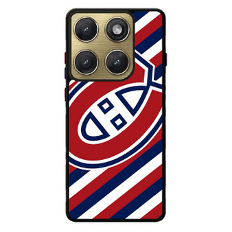 Montreal Canadiens Strips Motorola Edge 2026 Case