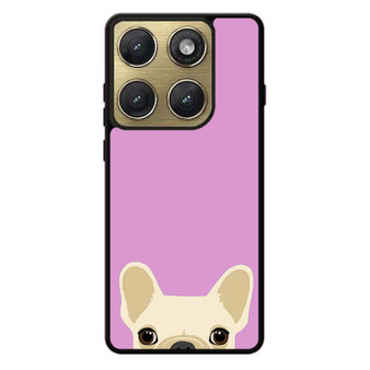 pink french bulldog Motorola Edge 2026 Case