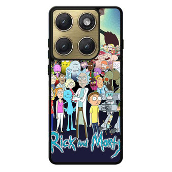 Rick And Morty All Character Motorola Edge 2026 Case