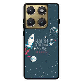 to the moon and back Quote Motorola Edge 2026 Case