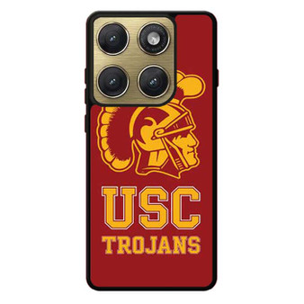 Usc Trojans logo on red Motorola Edge 2026 Case