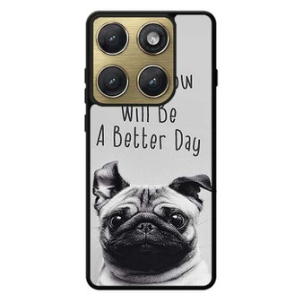 Wise Pug Quote Motorola Edge 2026 Case