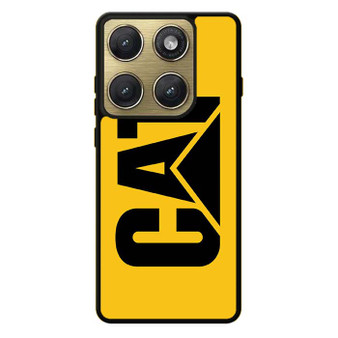yellow caterpillar logo Motorola Edge 2026 Case