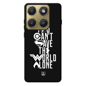 You Cant Save The World Alone Justice League Motorola Edge 2026 Case