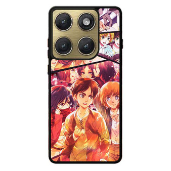 Attack on Titan Eren Mikasa & Armin Motorola Edge 2026 Case