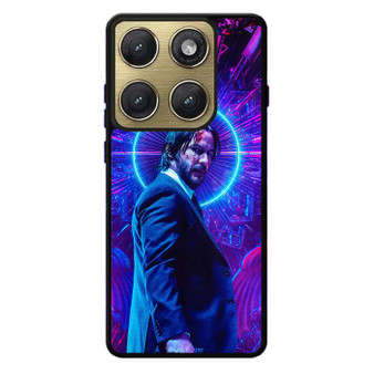 John Wick in Neon Motorola Edge 2026 Case