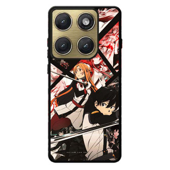 Sword Art Online Kirito & Asuna In Comic Art Motorola Edge 2026 Case