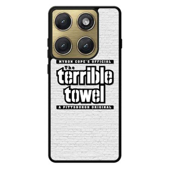 The Terrible Towel Pittsburgh Steelers in Brick Motorola Edge 2026 Case
