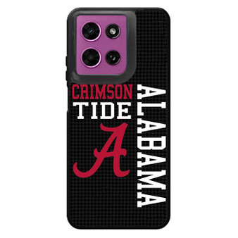 Alabama Cromson Tide in Black Motorola Moto G 2026 Case