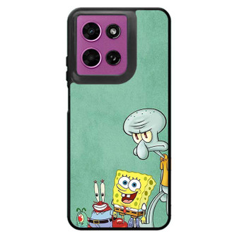 Spongebob Mr Krab Squidward and Plankton Motorola Moto G 2026 Case