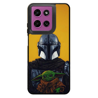 The Mandalorian Boba Fett and Baby Yoda Art Motorola Moto G 2026 Case