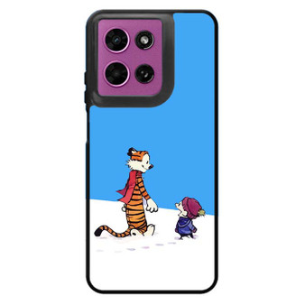 Calvin and Hobbes Wanna Make Snowman Motorola Moto G 2026 Case