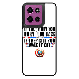 Captain America's Quote Motorola Moto G 2026 Case