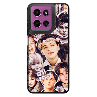 Lenardo Di Caprio Young Collage Motorola Moto G 2026 Case